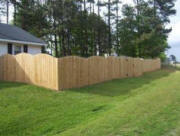 Wood Convex Fence Spartanburg SC