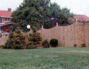 Wood Concave Fence Spartanburg SC